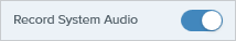 System-Audio ein/aus