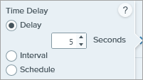 Options du bouton Retardateur