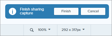 Finalisation du partage dans Snagit Editor