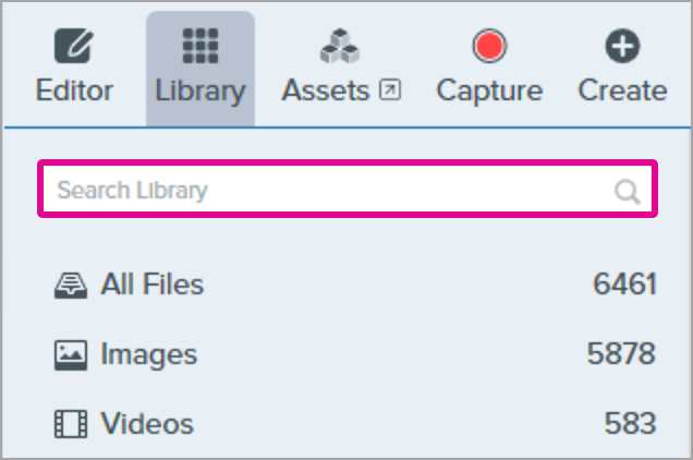 Library search