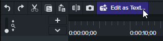 Bouton Modifier comme du texte