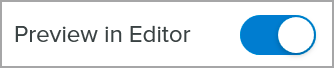 Opción Vista previa en el editor