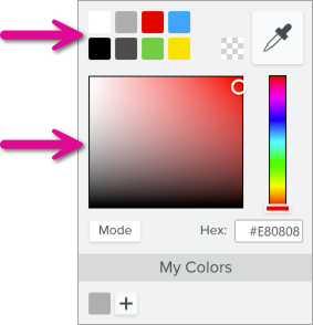 Farbauswahl in Snagit für Windows
