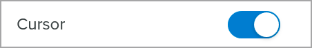 Option „Cursor aufnehmen“