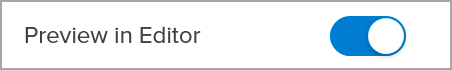 Option „Vorschau im Editor“