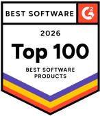 G2 Best Software 2026 Top 100 Award