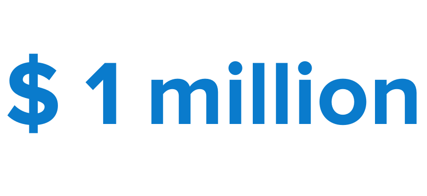 1 million dollars