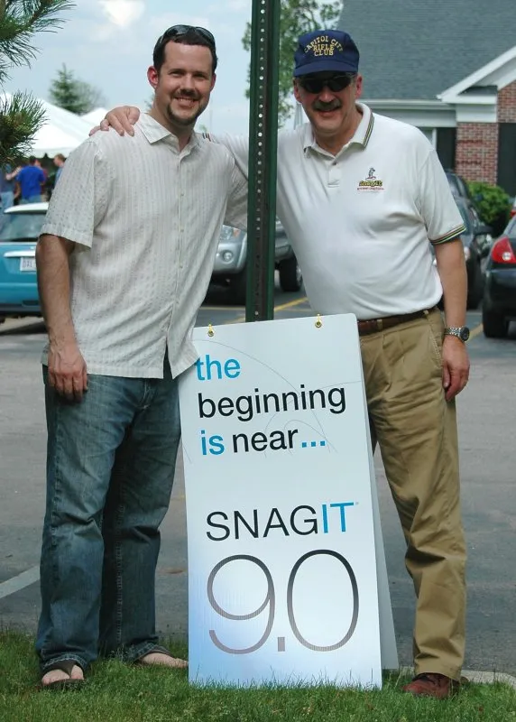 Bill celebrating Snagit 9.0