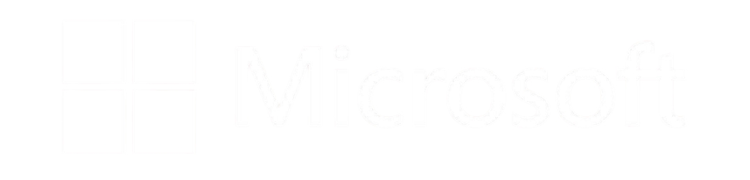 white microsoft logo