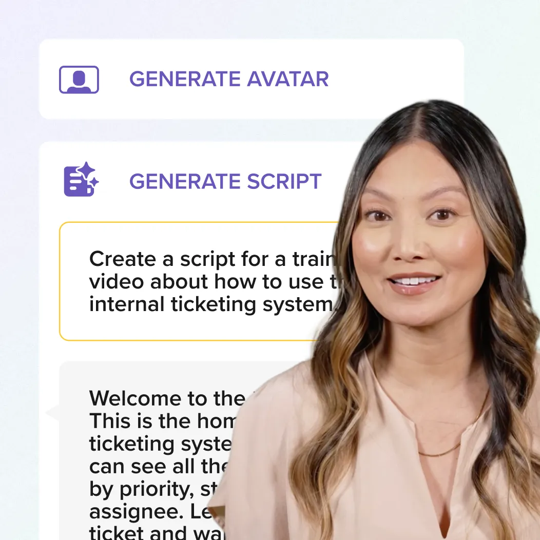 Example of the Generate Avatar feature in Camtasia